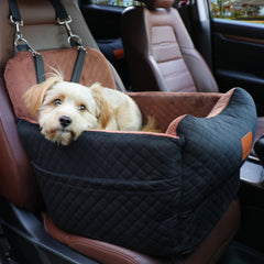 VERGODPRO asiento con reposacabezas para perro, mantiene estabilidad en la conducción