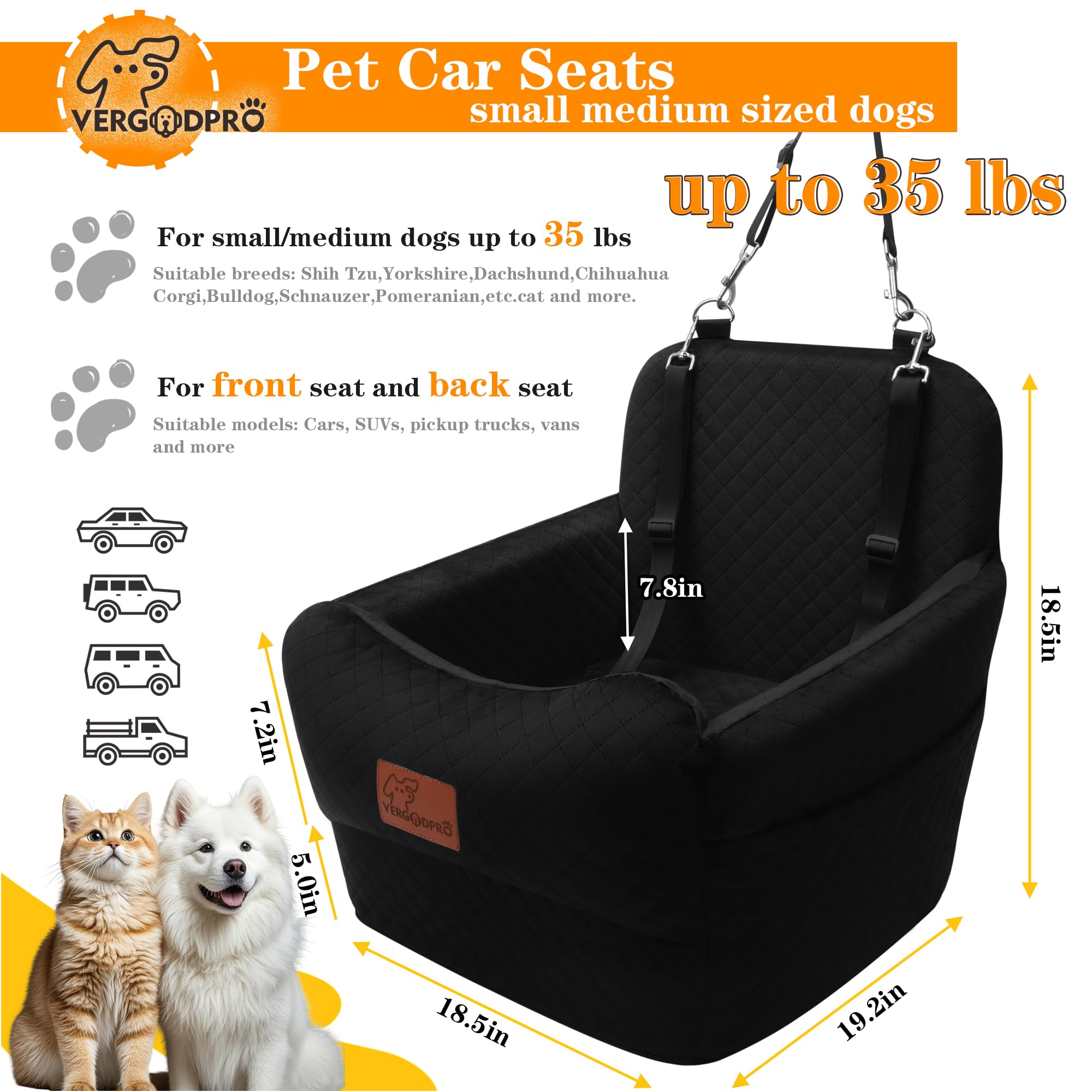 VERGODPRO tejido ultra suave en cama para perros