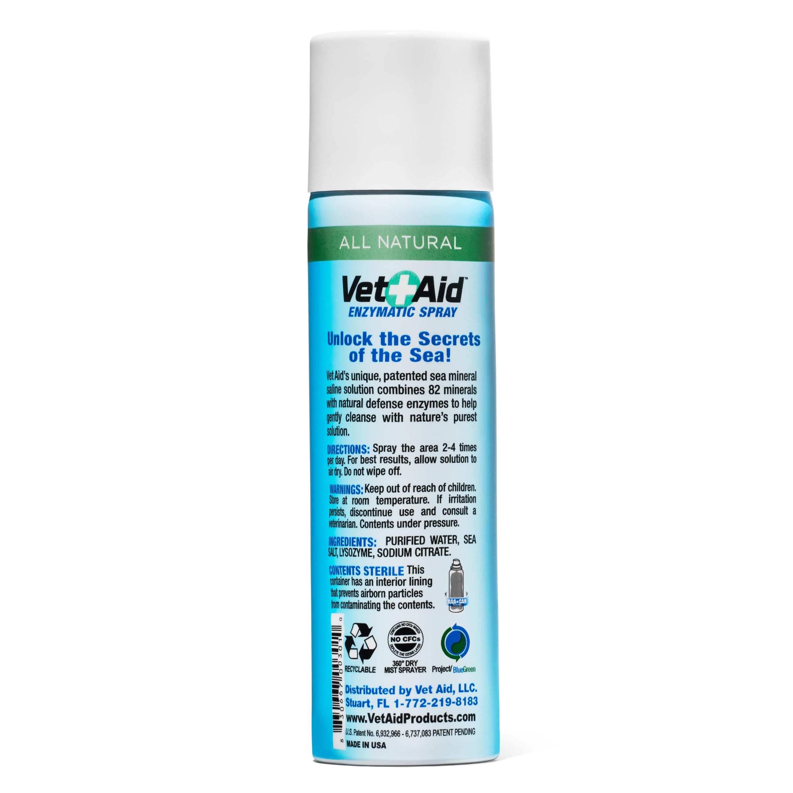 Vet Aid presentación botella 4oz: formato práctico para uso doméstico.
