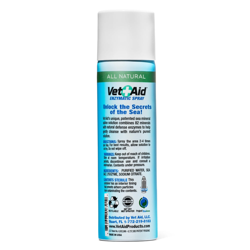 Vet Aid presentación botella 4oz: formato práctico para uso doméstico.
