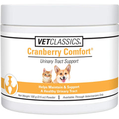 Vet Classics Cranberry Comfort polvo: apoyo a la vejiga para perros y gatos