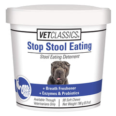 Vet Classics detiene la ingesta de heces con gomitas masticables para perros.