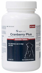 Vet One Cranberry Plus tabletas masticables para apoyo urinario en mascotas.