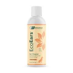 EcoEars de Vet Organics: botella con gotas para limpieza suave de oídos de perros.