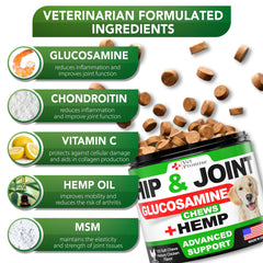 Vet Promise glucosamina para articulaciones de perros, apoyo al cartílago.