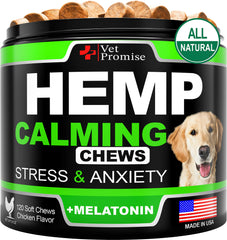 Vet Promise gomitas calmantes para perros, empaque listo para probar