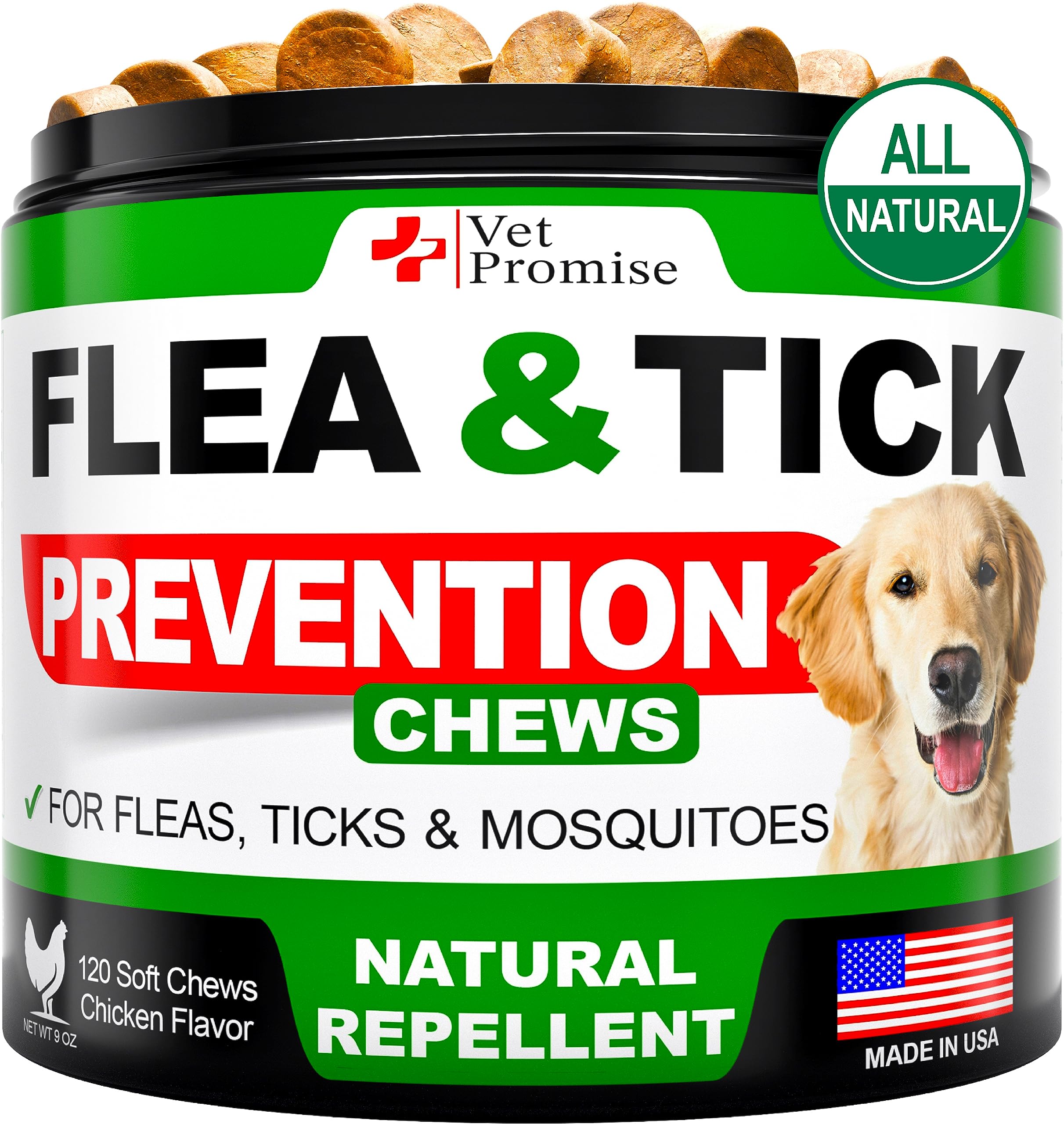 Vet Promise pastillas anti garrapatas para perros, opción natural para todas las edades