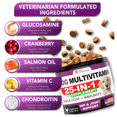Vet Promise multivitamínico para perros, piel sana y pelaje brillante gracias al Omega