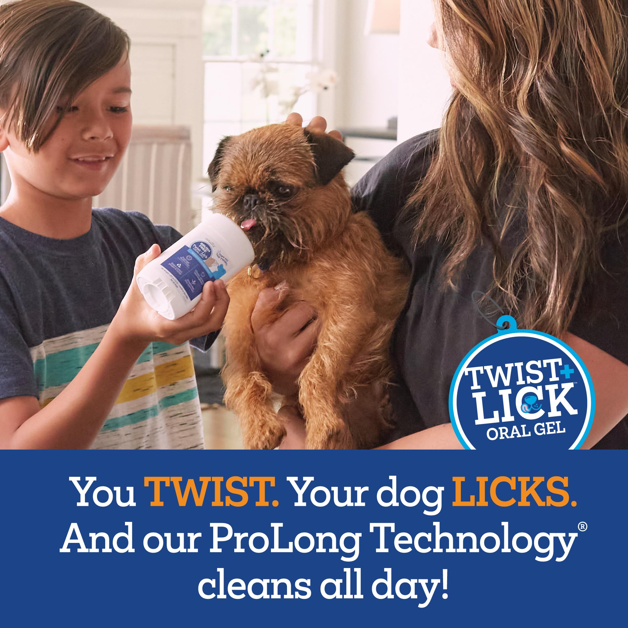 Vetality Twist + Lick higiene oral 24h, aliento más agradable.