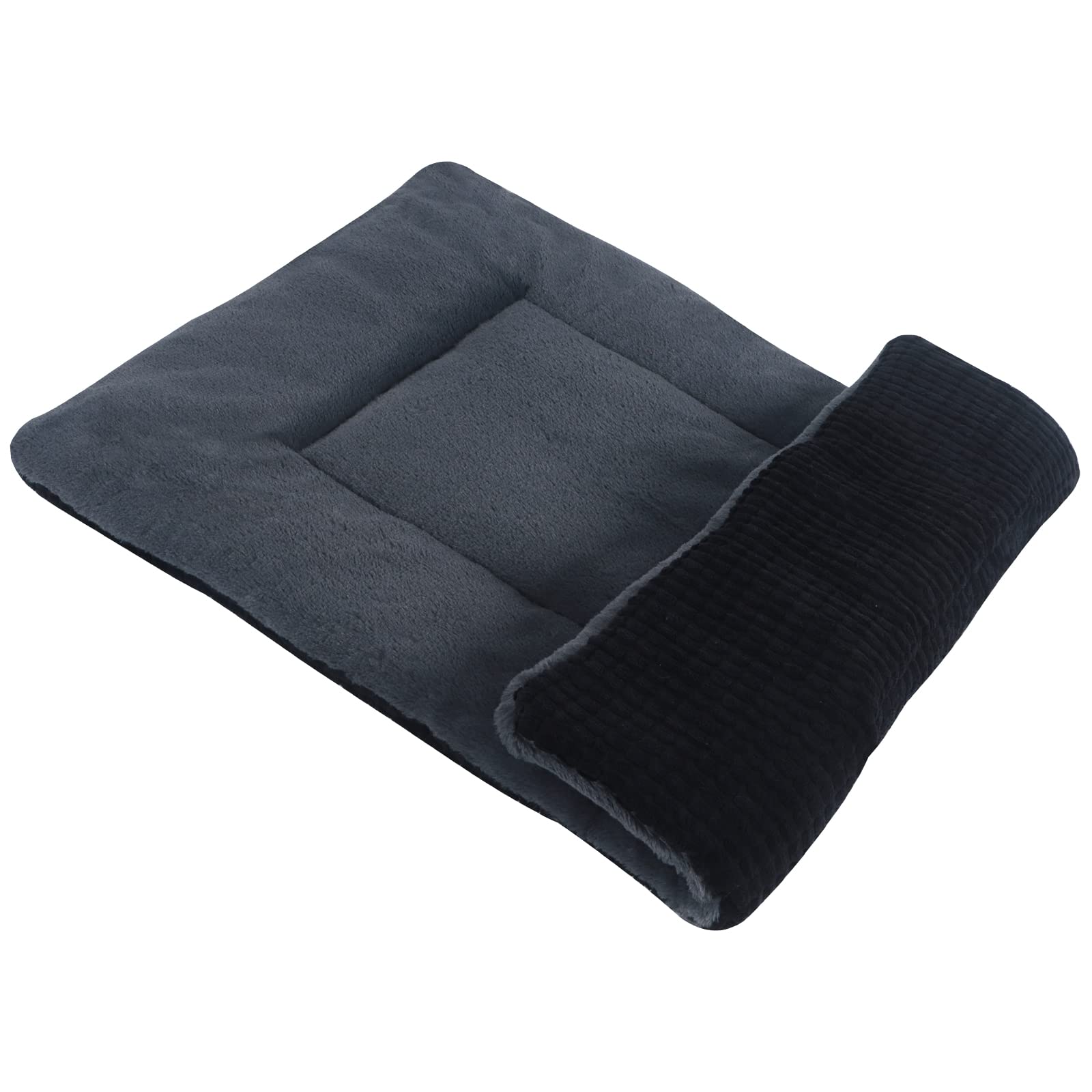 Cama reversible Vetasac para mascotas, vista general y descanso cómodo.