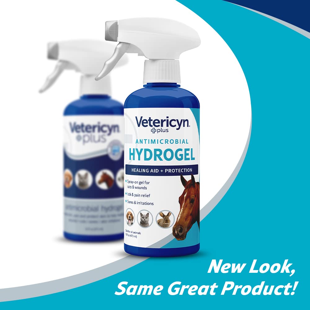 Gel hidrogel Vetericyn Plus para uso tópico en caballo.