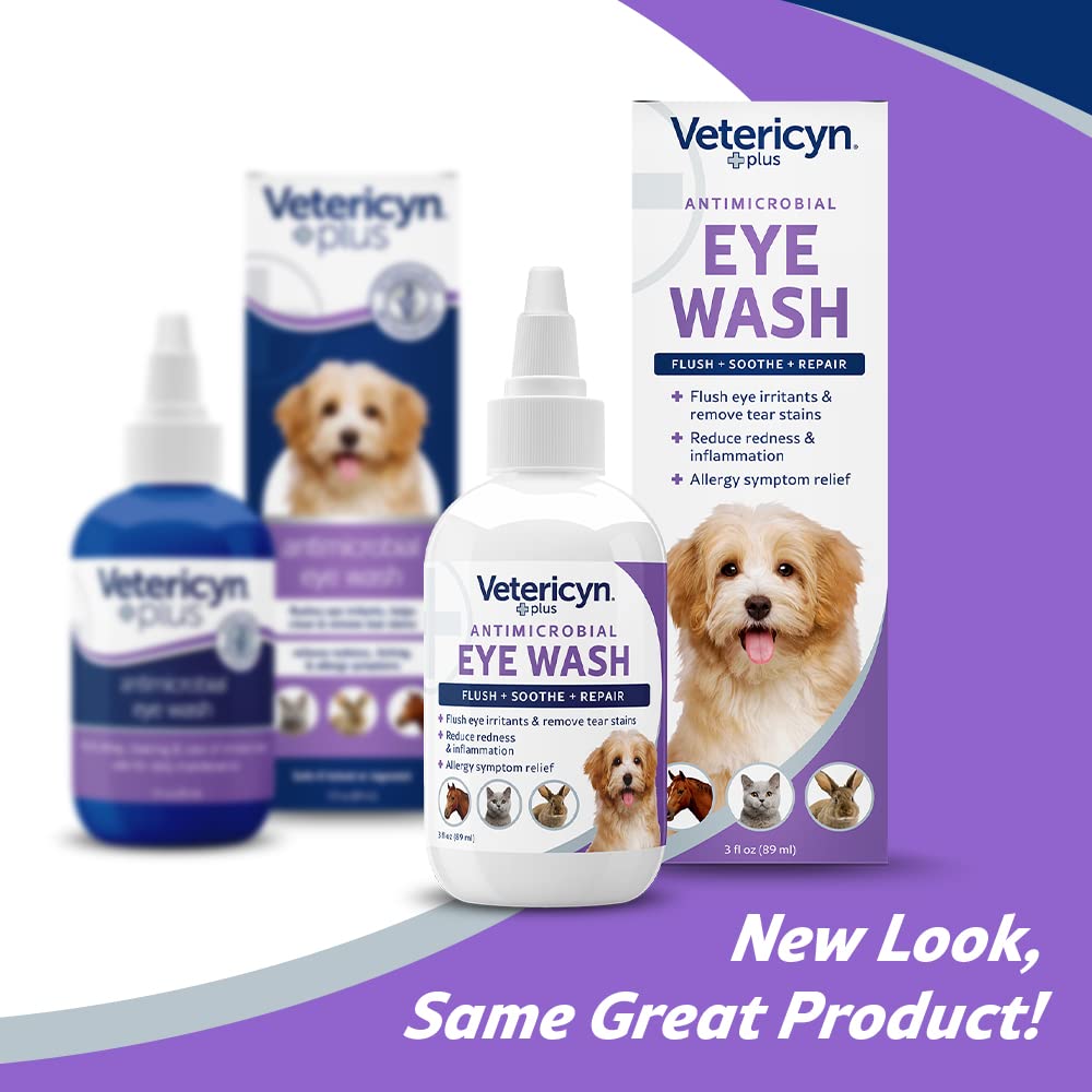 Opción sin antibióticos: Vetericyn Plus para ojos.