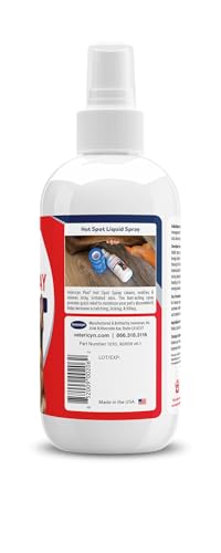 Spray Vetericyn aplicado en la piel para limpieza suave