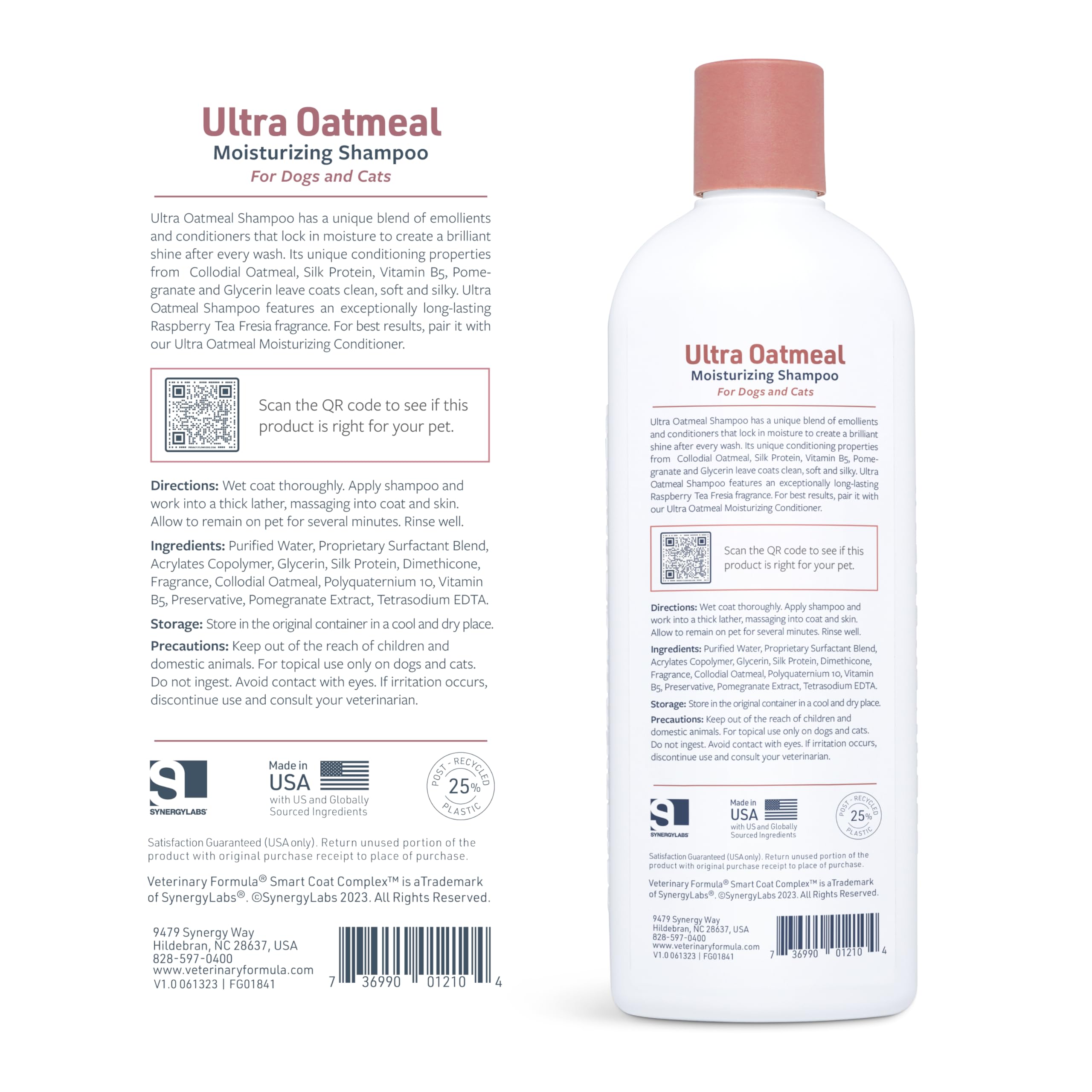 Champú para piel sensible con pH equilibrado de Smart Coat Complex