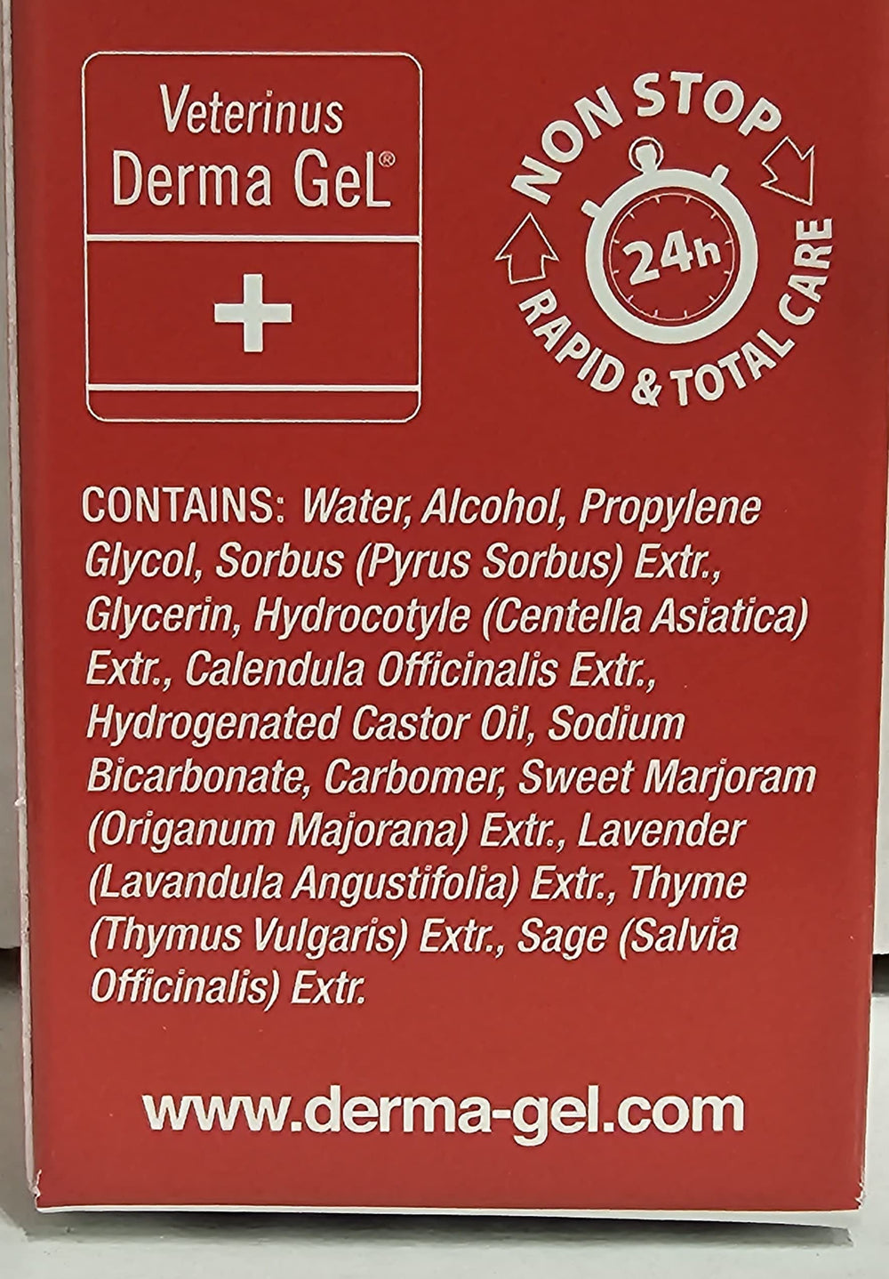 Cobertura en zonas amplias con Veterinus Derma Gel para cuidado continuo