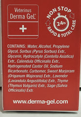 Cobertura en zonas amplias con Veterinus Derma Gel para cuidado continuo