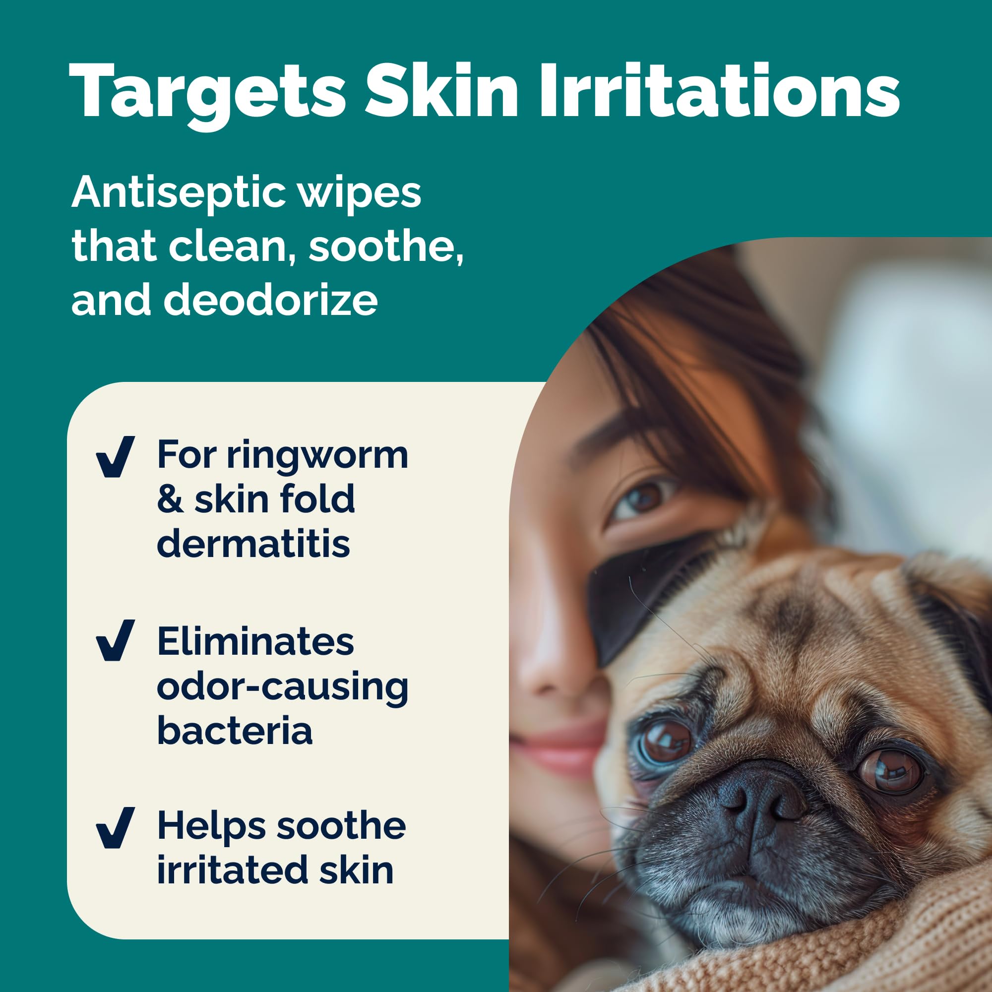 Dermabliss Vetnique: toallitas desodorizantes para la piel de tu mascota
