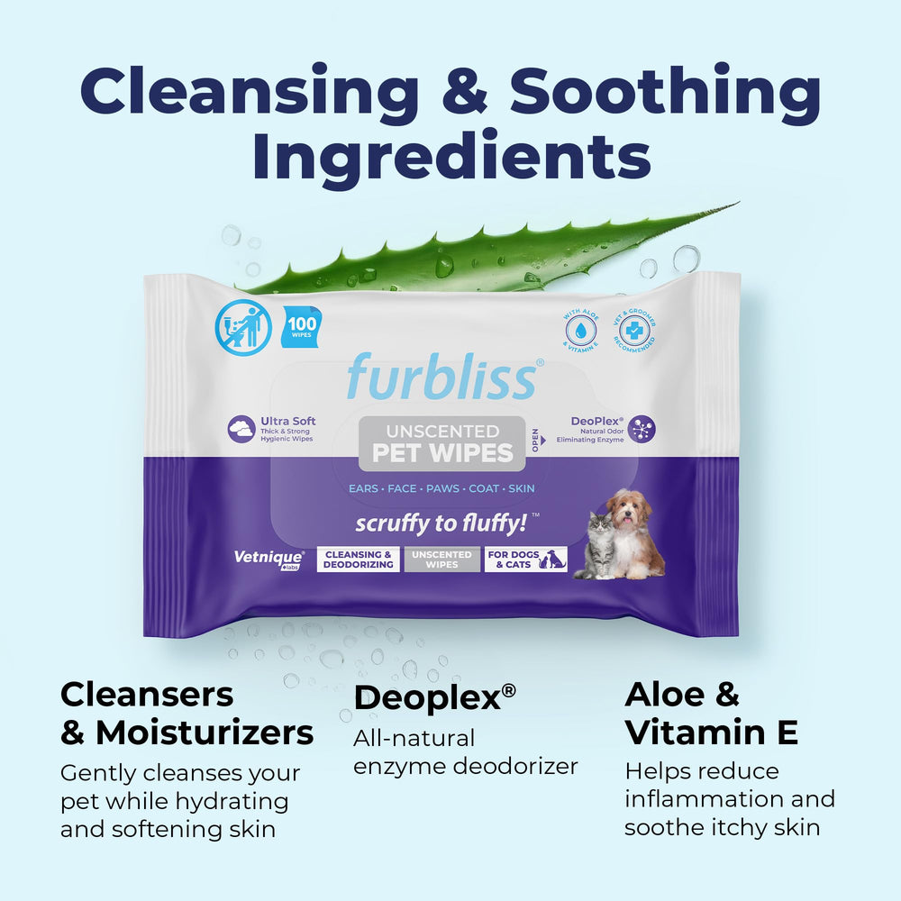 Vetnique Furbliss/DermaBliss: uso en patas y orejas para higiene rápida