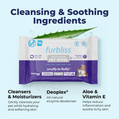 Vetnique Furbliss/DermaBliss: uso en patas y orejas para higiene rápida