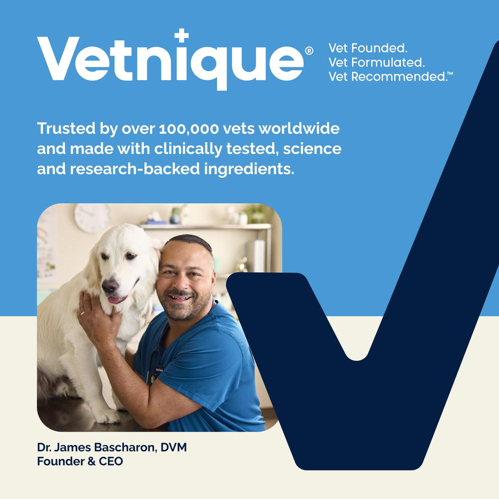 Vetnique Glandex bienestar del perro gracias a la mezcla natural