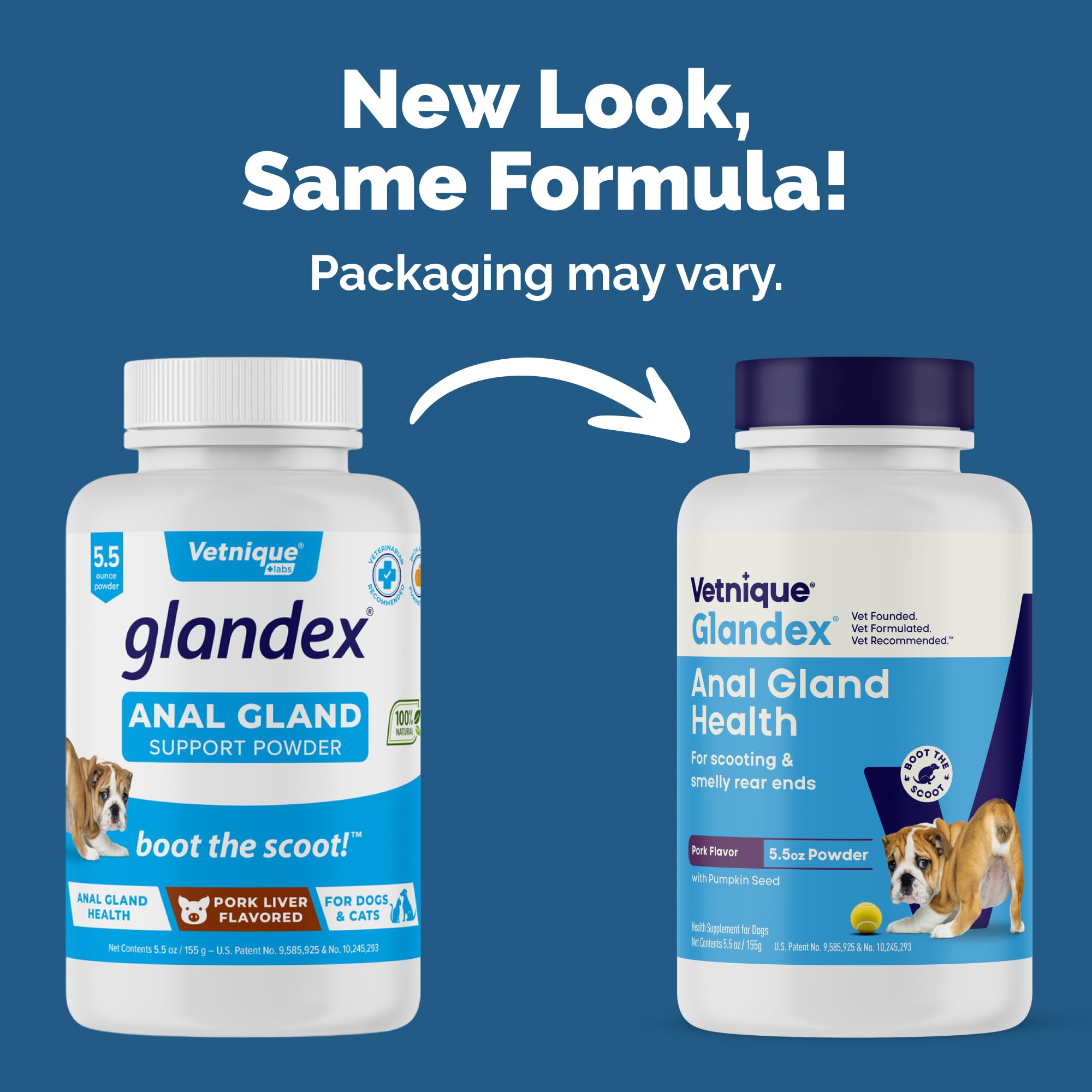 Glandex con cuchara medidora, facilita la dosificación diaria para tu perro.