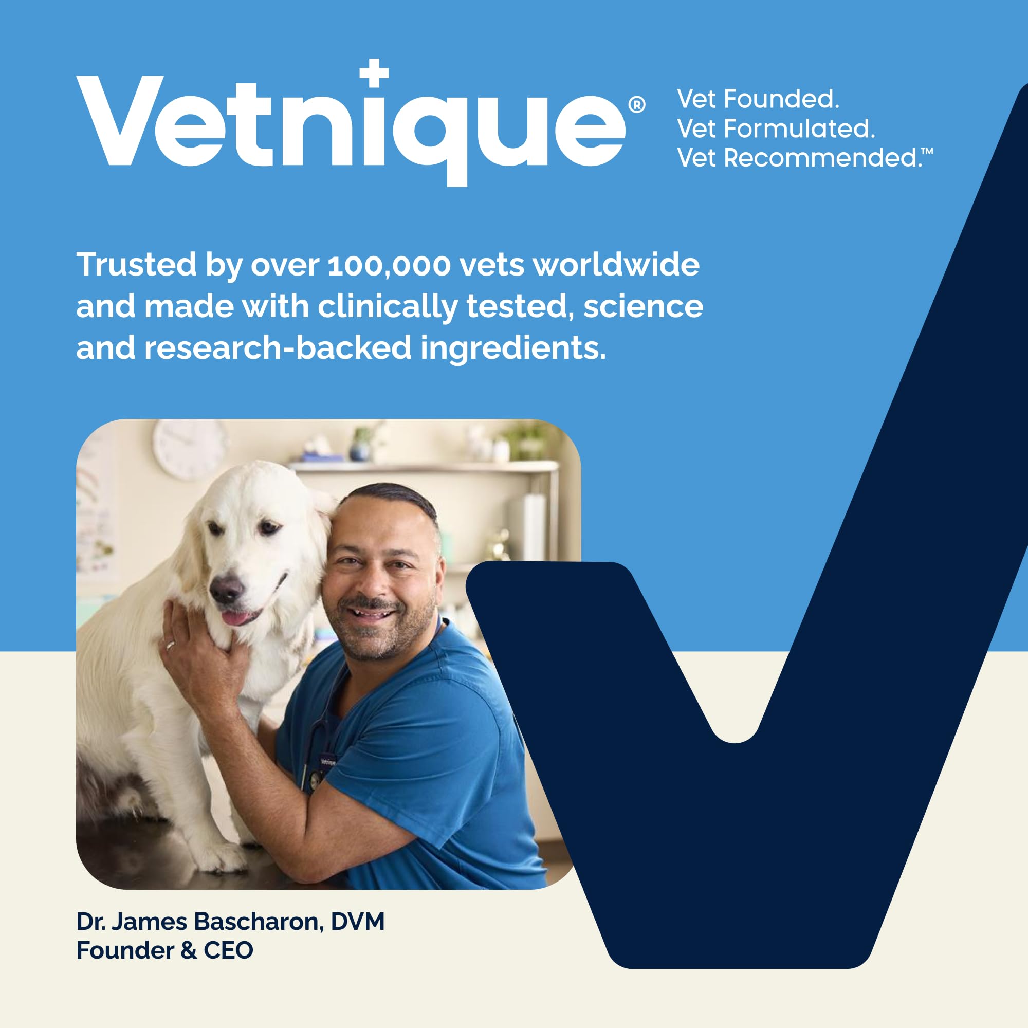 Hecho en EE.UU. con ingredientes naturales y calidad veterinaria