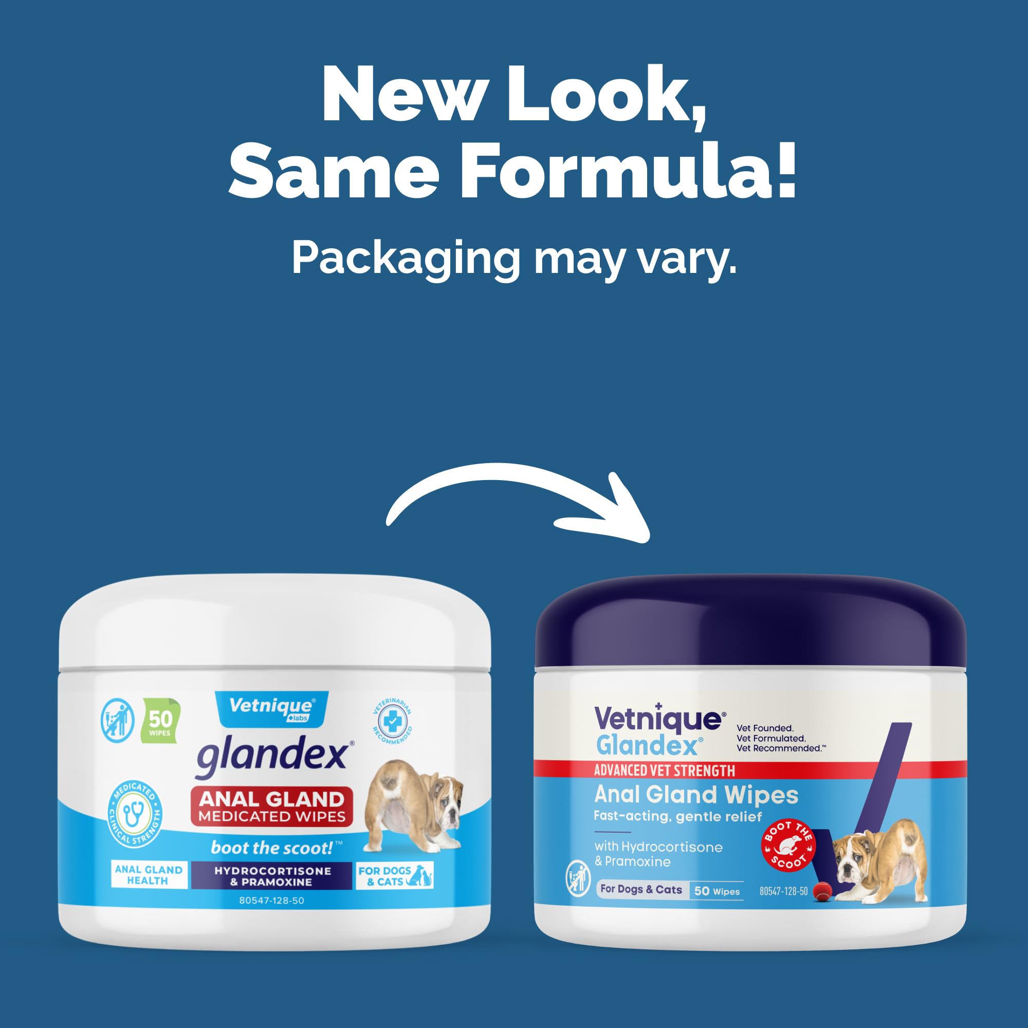 Vetnique Glandex: toallitas para glándulas anal en gatos, uso cómodo.