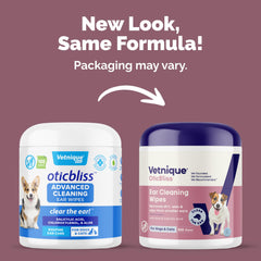 Oticbliss controla olor y facilita limpieza de orejas en mascotas.