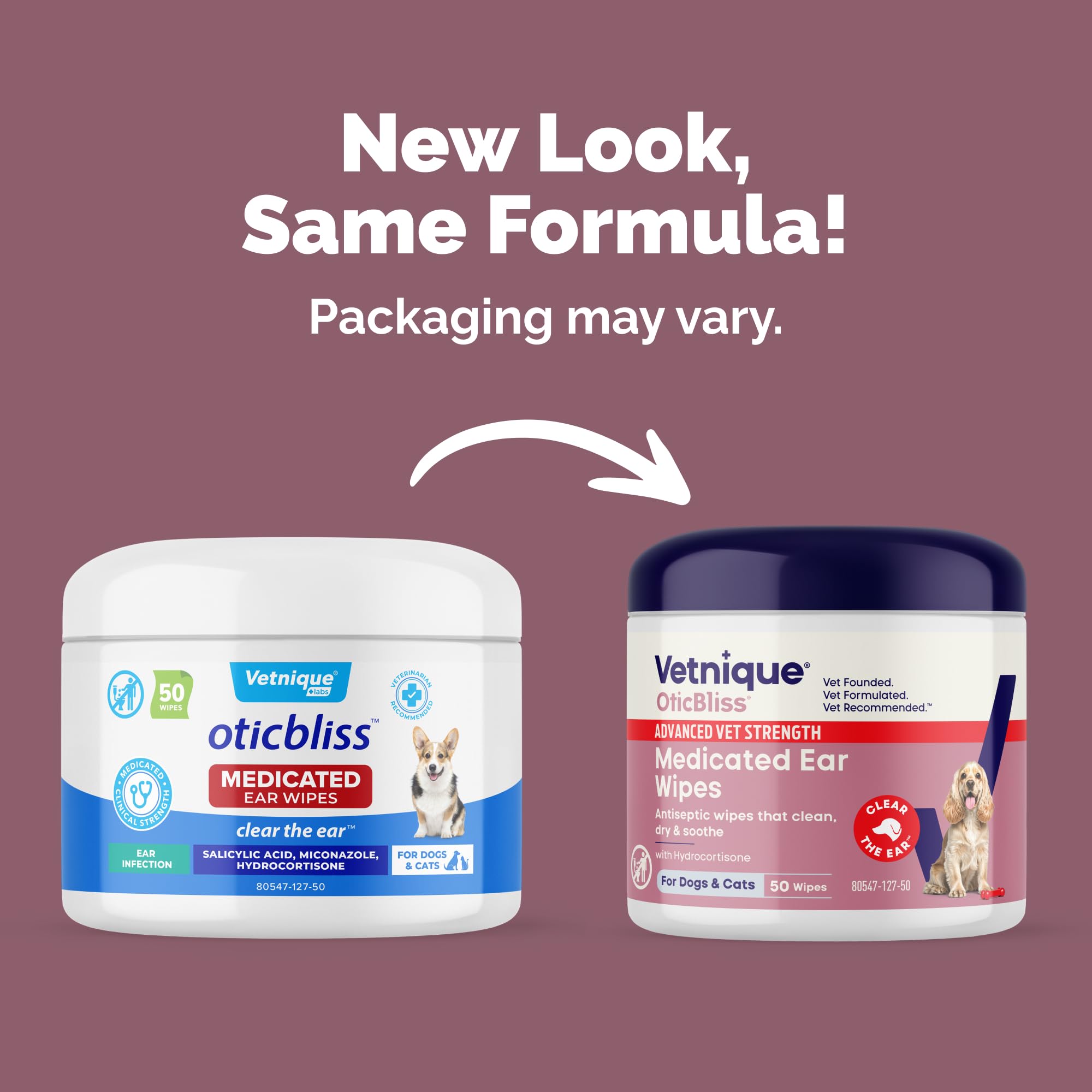 Vetnique Oticbliss: toallitas para orejas de gatos, higiene fácil.