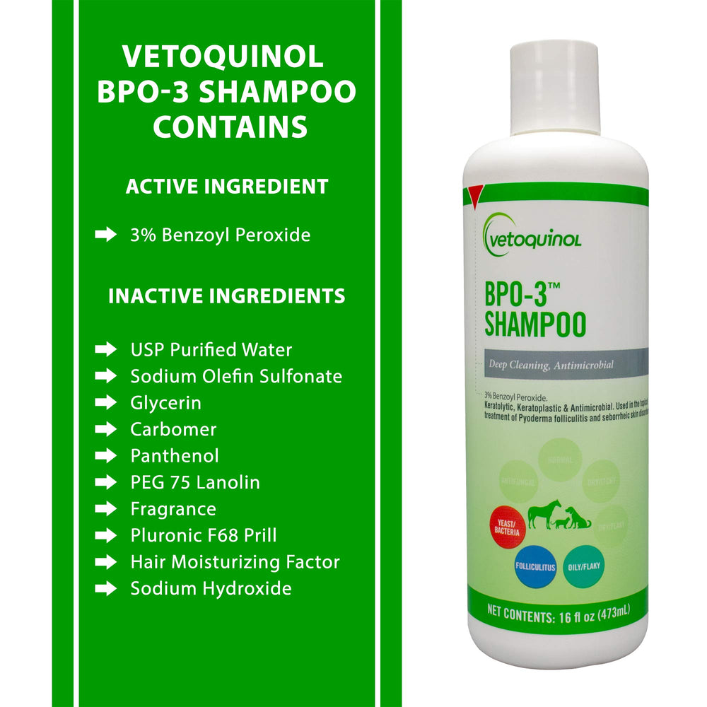 Vetoquinol BPO-3 facilita la aplicación para una limpieza segura.