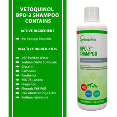 Vetoquinol BPO-3 facilita la aplicación para una limpieza segura.