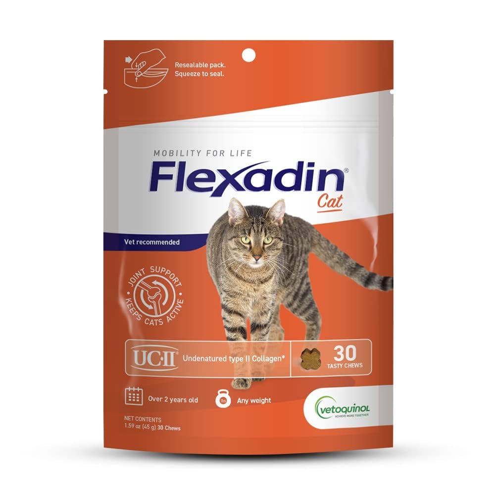 Vetoquinol Flexadin Gato chuches para articulaciones con UC-II.