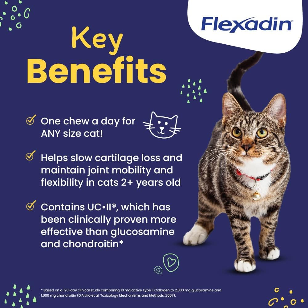 Vetoquinol Flexadin Gato chuches para cadera y movilidad.