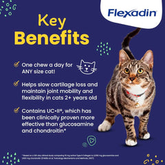 Vetoquinol Flexadin Gato chuches para cadera y movilidad.