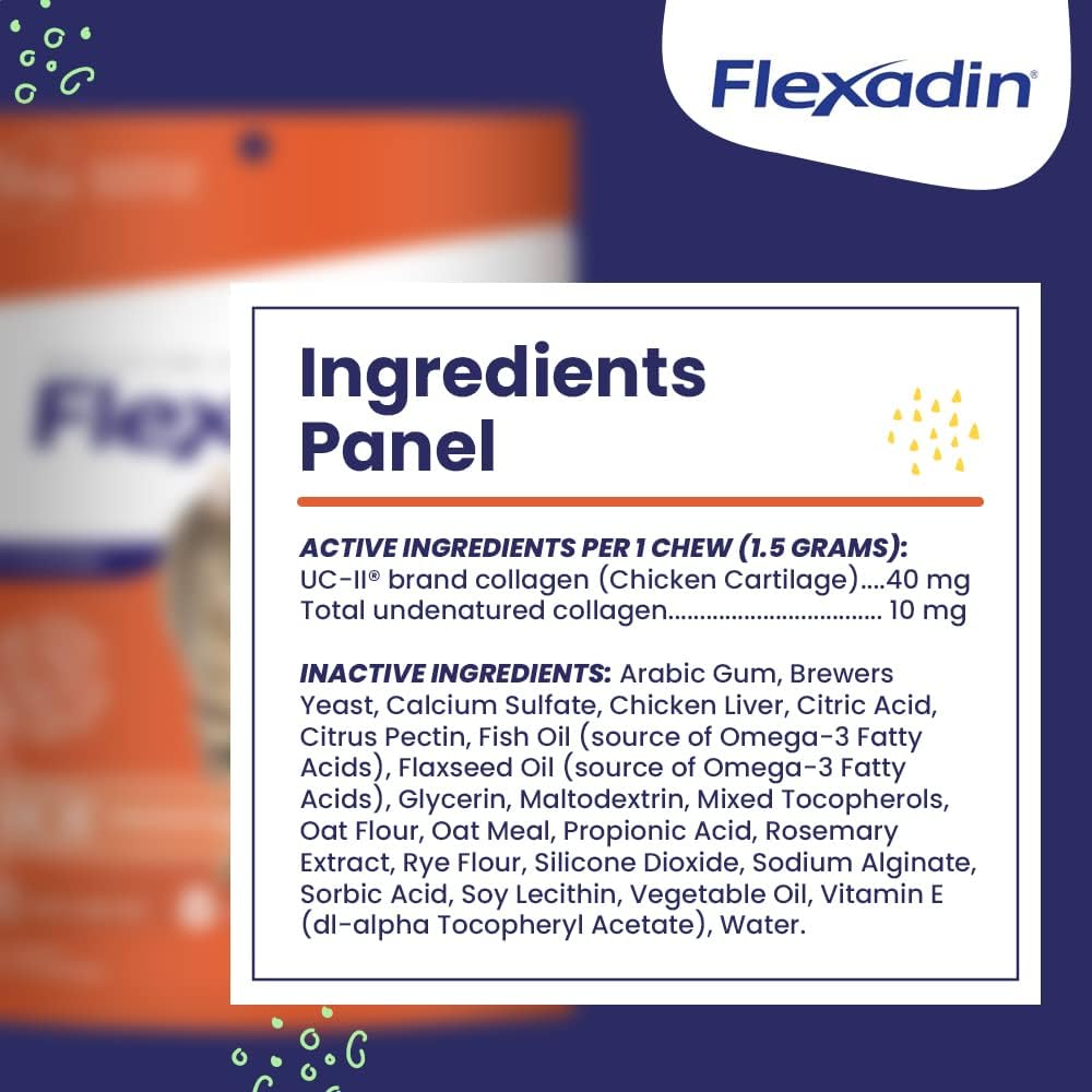 Vetoquinol Flexadin Gato snack diario para bienestar articular.