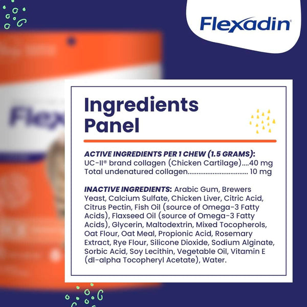Vetoquinol Flexadin Gato snack diario para bienestar articular.
