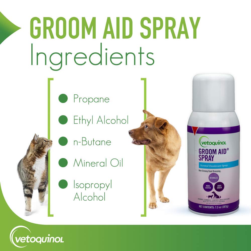 Groom-Aid brillo natural del pelo tras el cepillado
