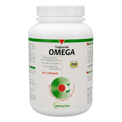 Vetoquinol Omega-3 aceite de pescado para perros y gatos; fuente de EPA y DHA