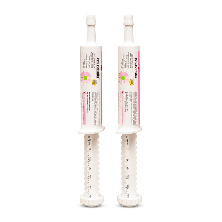 Vetoquinol Pro-Pectalin Pasta Oral para perros y gatos, empaque doble de 30 ml para uso continuo.