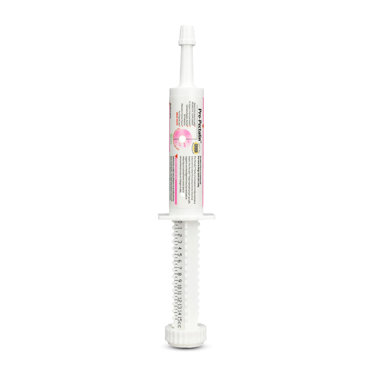 Vetoquinol Pro-Pectalin tubo 15cc, dosis fácil para diarrea ocasional en mascotas.