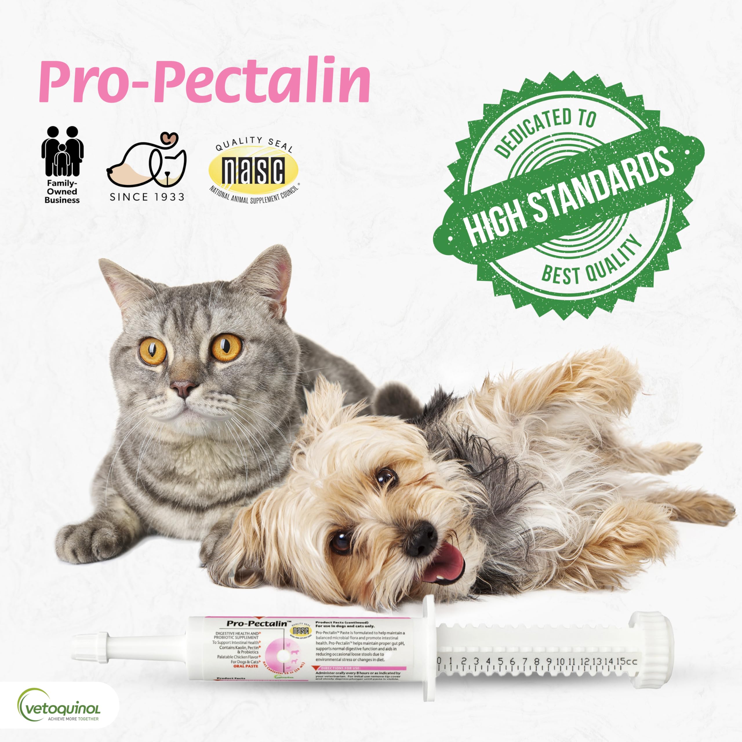 Pasta Pro-Pectalin de Vetoquinol, uso diario práctico.