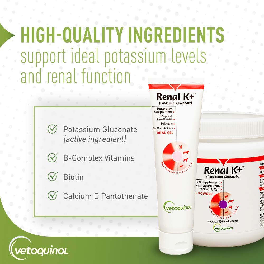 Dosis de Renal K+ para añadir a la dieta diaria.