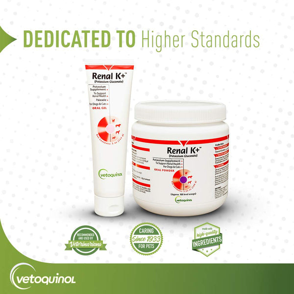 Empaque compacto de Renal K+ para uso diario.