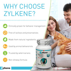 Vetoquinol Zylkene: envase y etiqueta visibles para confianza en compra.