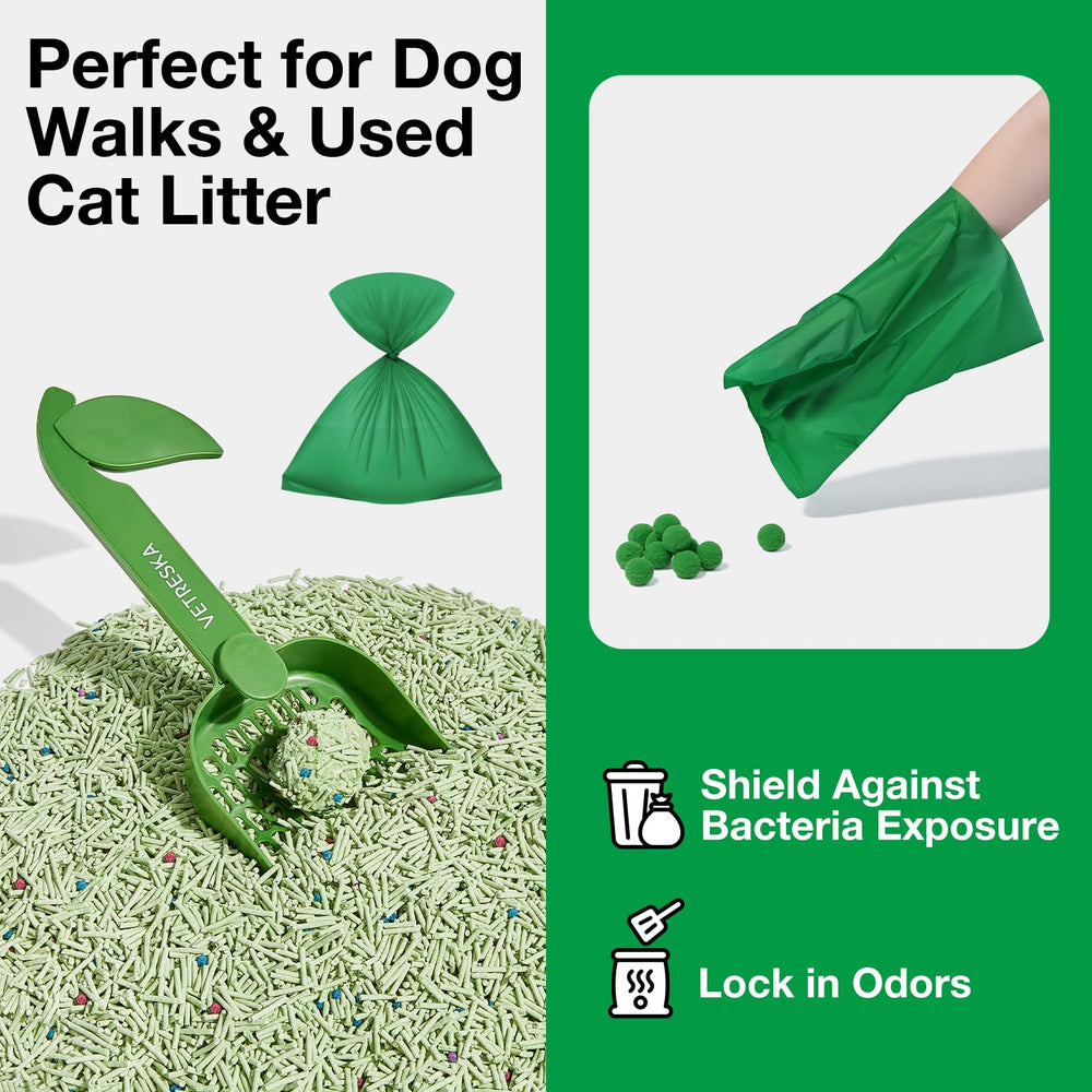 Bolsas Vetreska para caja de arena, convenientes para desechos de gato.