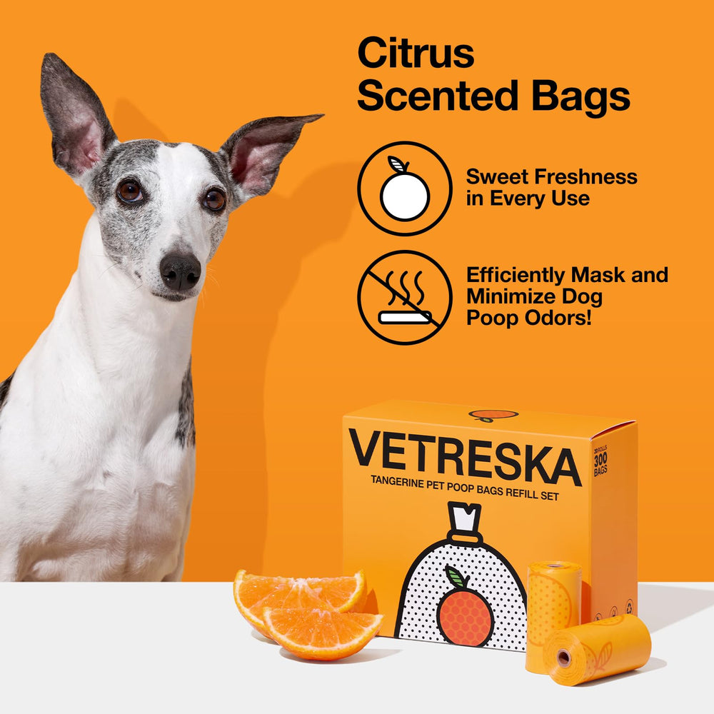 Materiales ecológicos de VETRESKA para bolsas de desecho de mascotas