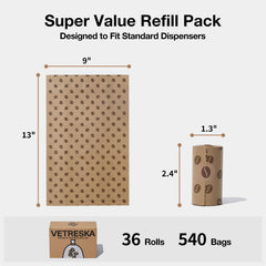 Diseño de Vetreska con forma de grano de café para la recogida.