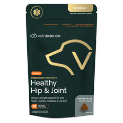 VETRISCIENCE gomitas para articulaciones y huesos que apoyan la movilidad en perros grandes.