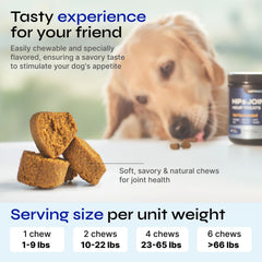 Vetrica glucosamina para perros, apoyo a articulaciones y movilidad diaria.