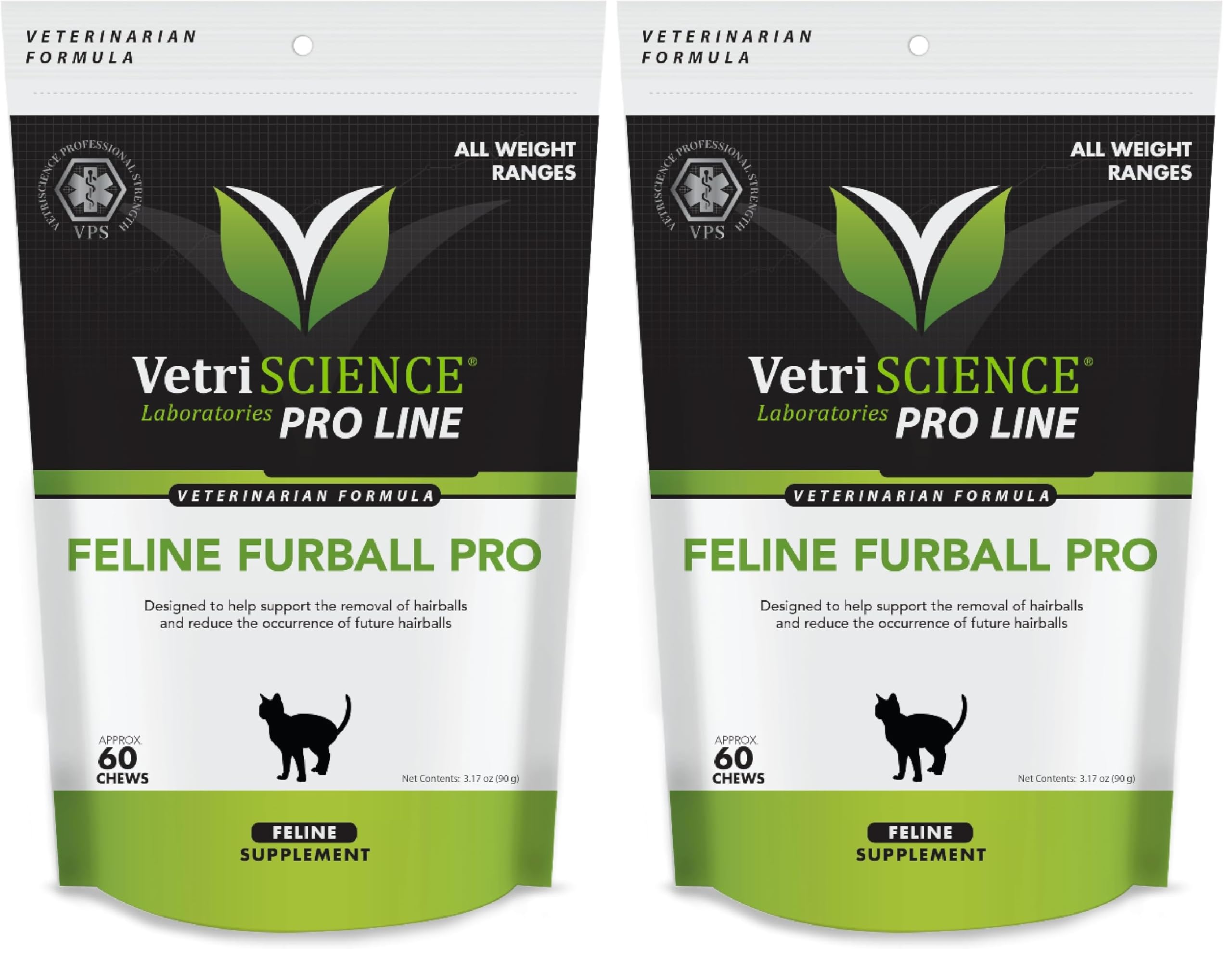 VETRISCIENCE Hairball Control equilibrio digestivo para gatos y soporte diario.